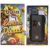 Burn Extracts –  Lemon Diesel (Sativa) 3g Disposable Vapes