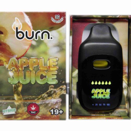 Burn Extracts – Apple Juice (Hybrid) 3g Disposable Vapes