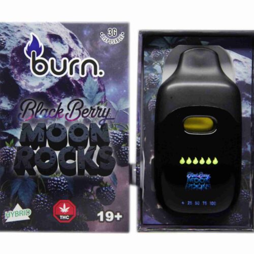 Burn Extracts –  Blackberry Moonrocks (Hybrid) 3g  Disposable Vapes
