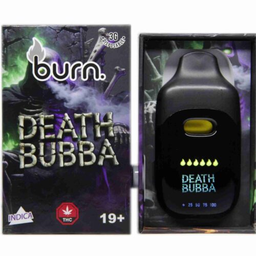 Burn Extracts – Death Bubba 3g (Indica) Disposable Vapes