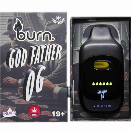 Burn Extracts – Godfather OG (Indica) 3g Disposable Vapes