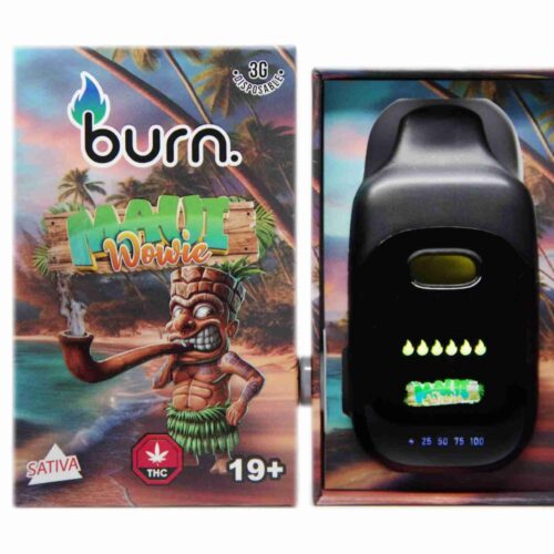 Burn Extracts – Maui Wowie (Sativa) 3g Disposable Vapes