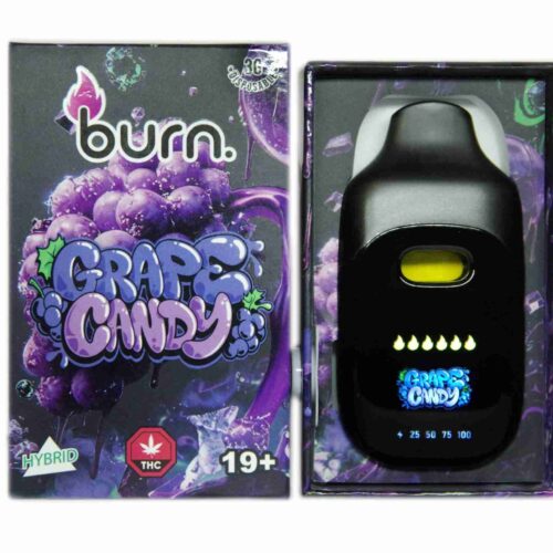 Burn Extracts - Grape Candy (Hybrid) 3g Disposable Vapes